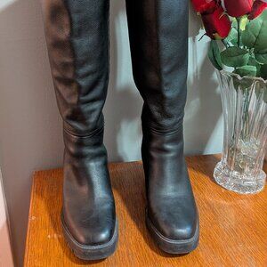 Naturalizer Black Waterproof Knee High Boots